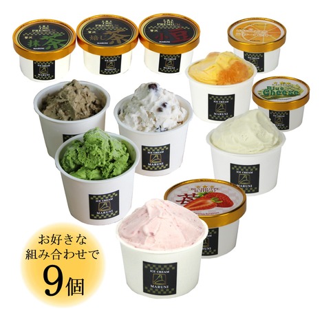 アイスクリーム 9個ｾｯﾄ (冷凍便送料込み)