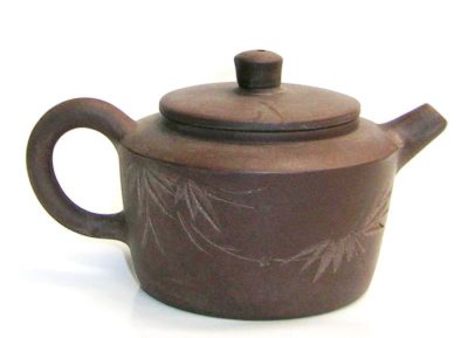 CT269.中国茶器　茶字彫茶壺　30％引き