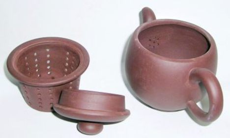 natu3.中国茶器　茶壺　陶製茶こし付き　30％引き