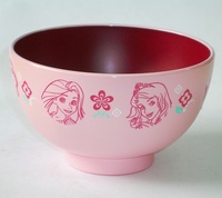 ディズニープリンセス（花飾り）磁器製茶碗