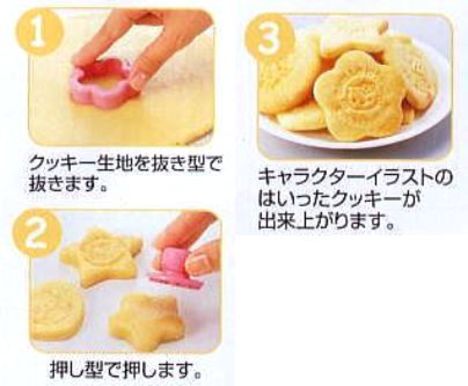 ハローキティ　クッキー型セットCA-1【特価　子ども食器　通販　販売】山口陶器店