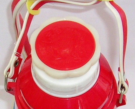 昭和レトロ ニッポン水筒 ヤングエース800 コップ式水筒（赤）【通販
