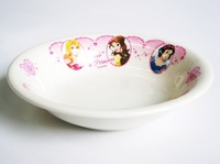 ディズニープリンセス（花飾り）磁器製フルーツ皿