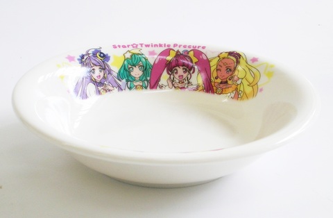 スター☆トゥインクルプリキュア　磁器製　フルーツ皿【通販　特価　子供用食器】山口陶器店47523