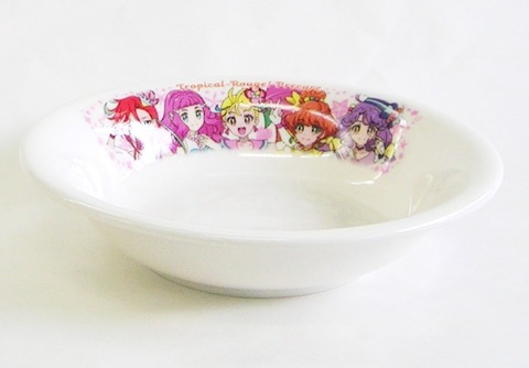 トロピカルージュ！プリキュア　磁器製フルーツ皿【通販/特価/子供用食器/誕生日プレゼント/金正】山口陶器店65523