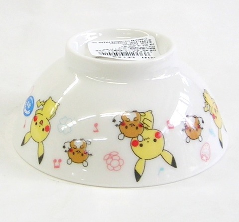 モンポケ　磁器製茶碗【ポケモン/ポケットモンスター/通販/包装無料/特価/こども食器/子供食器/プレゼント/金正】山口陶器店50141