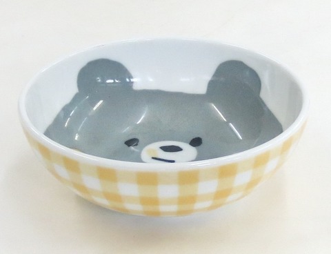 クマとごはん子ども用陶器の食器6点セット【磁器製/誕生日/記念品/プレゼント/特価/通販/くま/熊/子供食器/包装無料/大東亜】山口陶器店KGO6SET