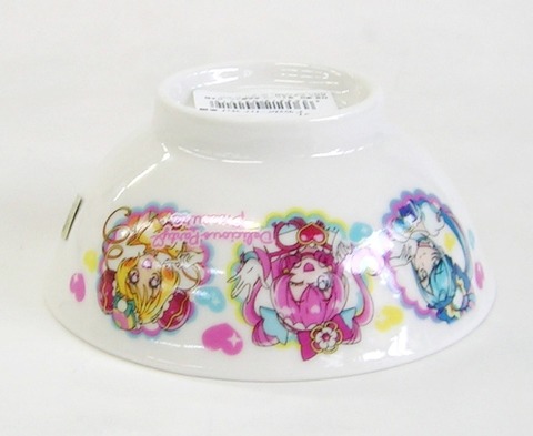 デリシャスパーティプリキュア　磁器製茶碗【通販/包装無料/特価/こども食器/子供食器/プレゼント/金正】山口陶器店42101