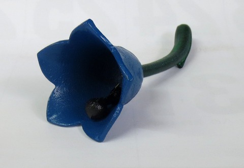 南部鉄器　花卓鈴（呼び鈴）桔梗【カラー/特価/通販】山口陶器店8-33KC