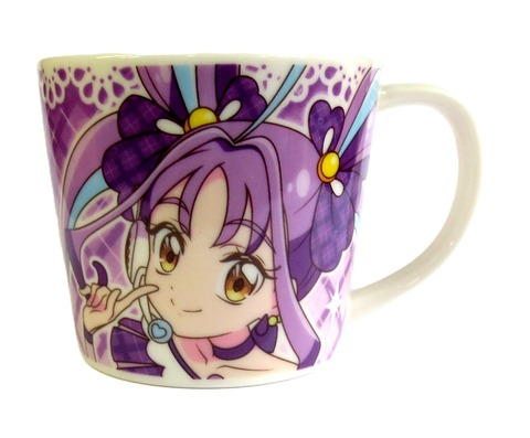 キミとアイドルプリキュア♪　キュアキュンキュン　フェイス2点セット（茶碗・マグカップ）磁器製【通販/特価/茶わん/アニメ/プレゼント/包装無料/金正陶器/プリキュア】山口陶器店751291