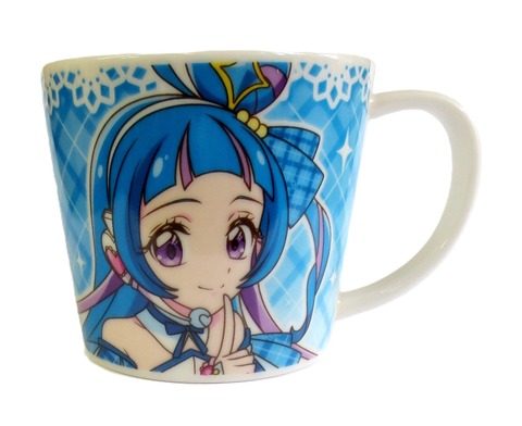 キミとアイドルプリキュア♪　キュアウインク　フェイス2点セット（茶碗・マグカップ）磁器製【通販/特価/茶わん/アニメ/プレゼント/包装無料/金正陶器/プリキュア】山口陶器店751281
