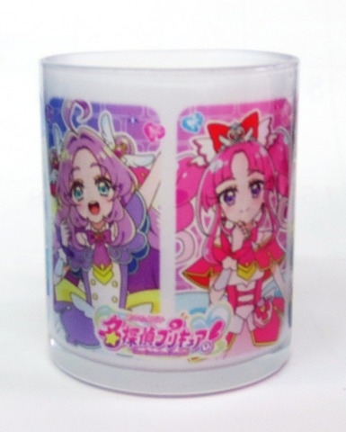 名探偵プリキュア!　ガラスマグカップ【通販/特価/アニメ/プレゼント/包装無料/金正陶器/プリキュア】山口陶器店44150