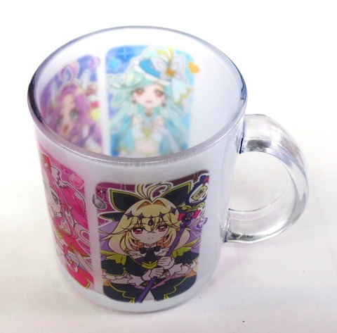 名探偵プリキュア!　ガラスマグカップ【通販/特価/アニメ/プレゼント/包装無料/金正陶器/プリキュア】山口陶器店44150