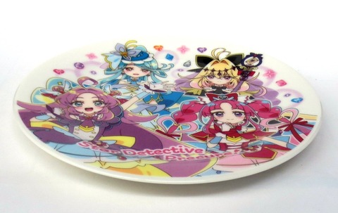 名探偵プリキュア!   20センチプレート磁器製　径20センチ【中皿/通販/包装無料/特価/こども食器/子供食器/プレゼント/金正】山口陶器店44149