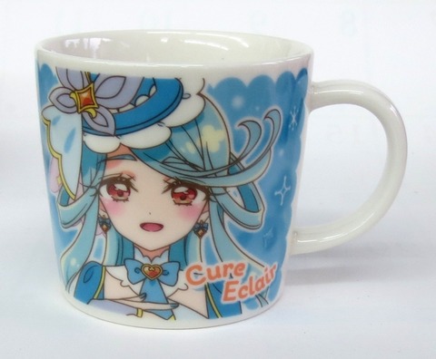 名探偵プリキュア!キュアエクレール   フェイス2点セット（茶碗・マグカップ）磁器製【通販/特価/茶わん/アニメ/プレゼント/包装無料/金正陶器/プリキュア】山口陶器店441391