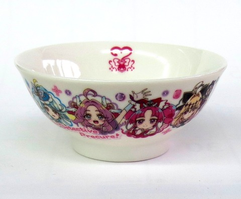 名探偵プリキュア!磁器製こども食器6点【通販/包装無料/特価/こども食器/子供食器/プレゼント/金正/プリキュア】山口陶器店441301