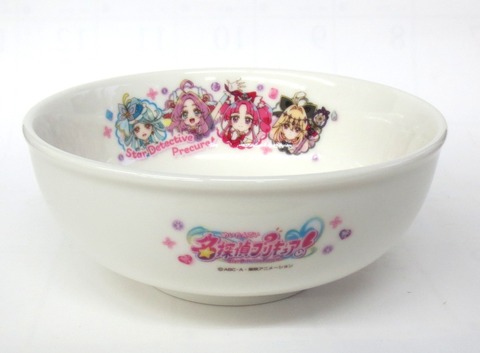 名探偵プリキュア!磁器製こども食器6点【通販/包装無料/特価/こども食器/子供食器/プレゼント/金正/プリキュア】山口陶器店441301