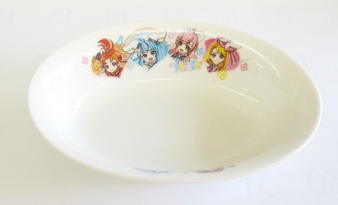 ひろがるスカイプリキュア磁器製　楕円形カレー皿【通販/包装無料/特価/こども食器/子供食器/プレゼント/金正/プリキュア】山口陶器店68113