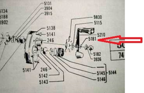 #5181 Handle Retaining Screw