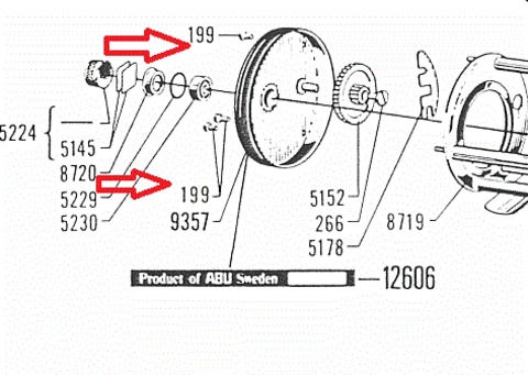 ABU#199 Pillar Screw