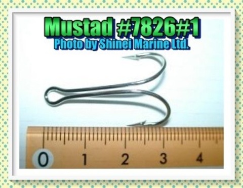 Mustadマスタッド#7826#1(50本)