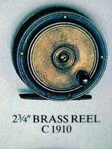 Brass reel c1910