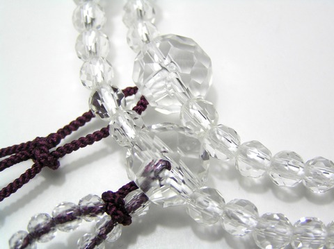 八寸法華 水晶切子