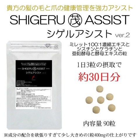 シゲルアシスト 400ｍｇ×90粒 