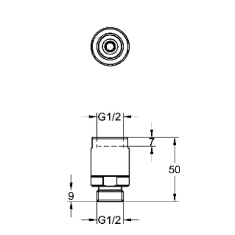 【GROHE JPK06410】GROHEシャワー用減圧弁