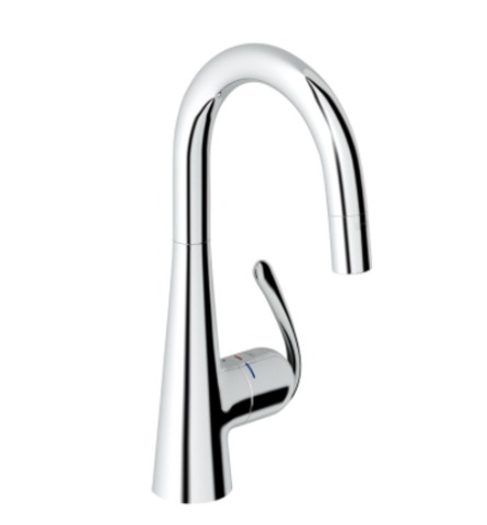 【GROHE JP306101】シングルレバーキッチン混合栓 コールドスタート仕様(ヘッド引出タイプ)