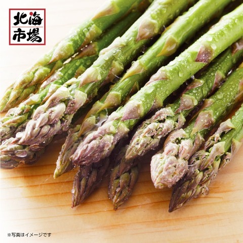 【5月中旬頃より順次】たけなかファームの菌耕農法アスパラ2Ｌ～Ｍ混　500ｇ【送料込】