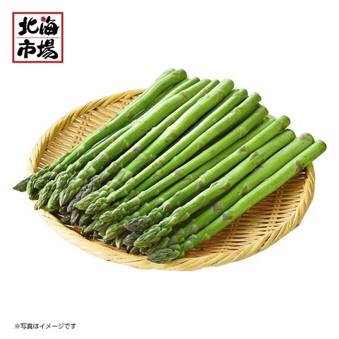 【5月中旬頃より順次】北海道グリーンアスパラ　Ｌ/Ｍ混　800ｇ【送料込】