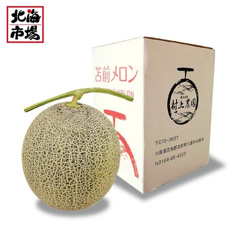 【7月中旬より順次発送】とままえメロン 優品 約2kg 1玉【配送料込】