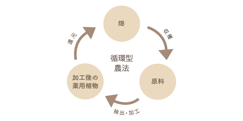 自然循環型農法図
