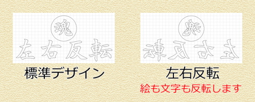 左右反転に関して カッティングソウル