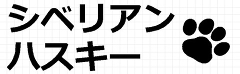 シベリアンハスキー