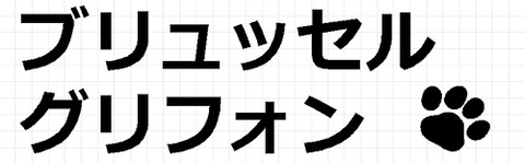 ブリュッセルグリフォン