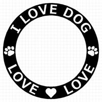 I LOVE DOG 04