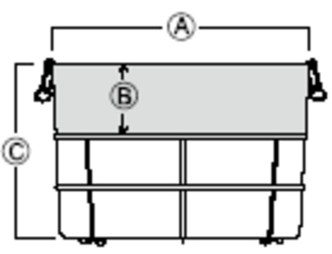 18-8ステンレス 寸胴型ざる 40cm