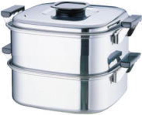 １８－０ステンレス 角蒸器 ２９ｃｍ １段 など業務用厨房用品の激安