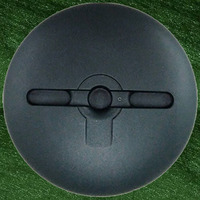 WAKAI 防草ワッシャー ドーム型 緑 径80mm1袋50枚入
