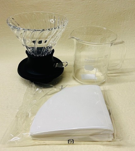 浸漬式ドリッパー、サーバー、紙フィルター４０枚