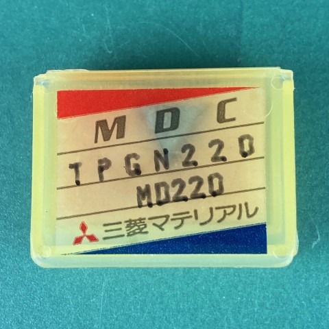 三菱マテリアル TPGN220 MD220  MCDtpgn220 md220  mcd (ダイヤモンド焼結体)　B-00079　BOX1129