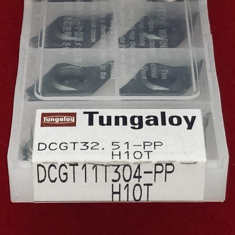 DCGT11T304-PP H10T TUNGALOYタンガロイ B-00081 Tungaloy BOX9001 ＜ 有限会社ミサトマシンツール