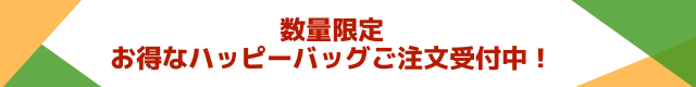 数量限定ハッピーバッグご注文受付中