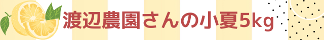 渡辺農園さんの小夏5kg