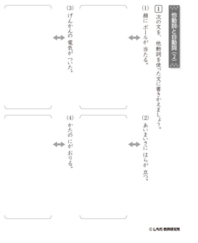 七田式小学生プリント4年国語