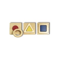 幾何学フォームボード色と価値の触覚箱TAGTOYSタグトイ