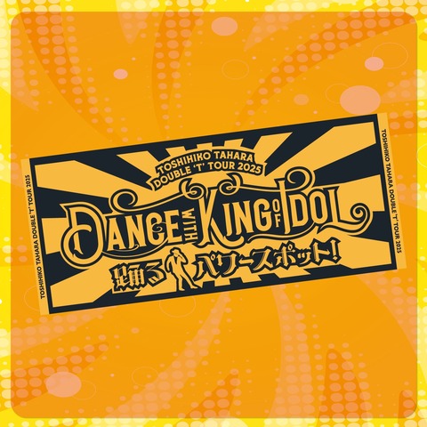 【田原俊彦】Dance with KING of IDOL 踊るパワースポット！ フェイスタオル