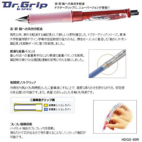 パイロット　ドクターグリップ　シャープペン0.5mm　中学生に人気